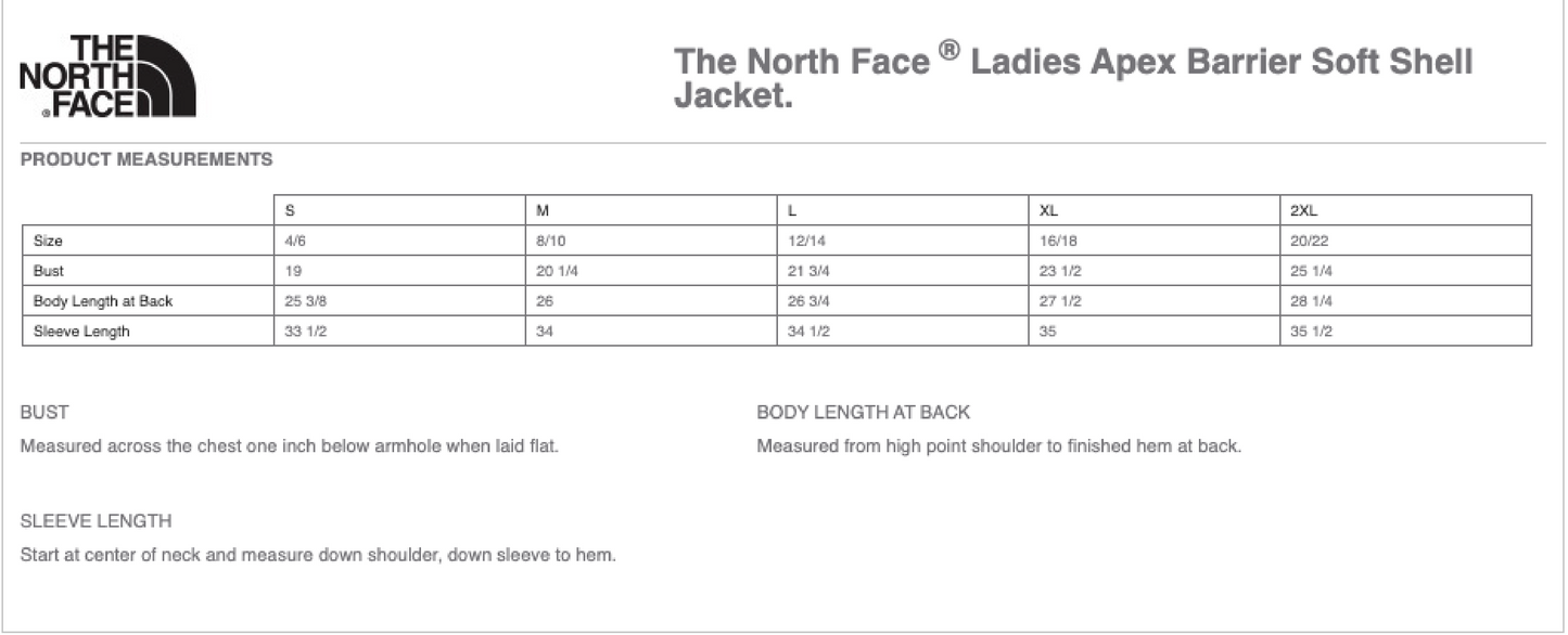 Women's The North Face® Apex Soft Shell Jacket (Medical Toxicology)