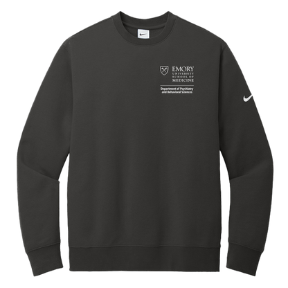 Nike Club Fleece Sleeve Swoosh Crew (Psychiatry)