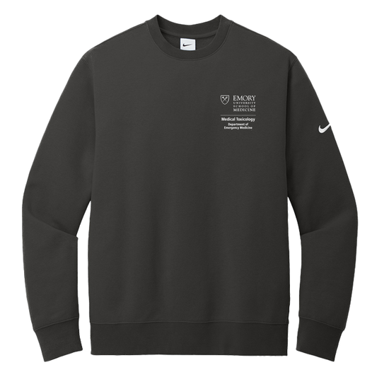 Nike Club Fleece Sleeve Swoosh Crew (Medical Toxicology)