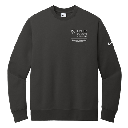 Nike Club Fleece Sleeve Swoosh Crew