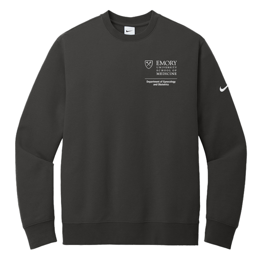 Nike Club Fleece Sleeve Swoosh Crew