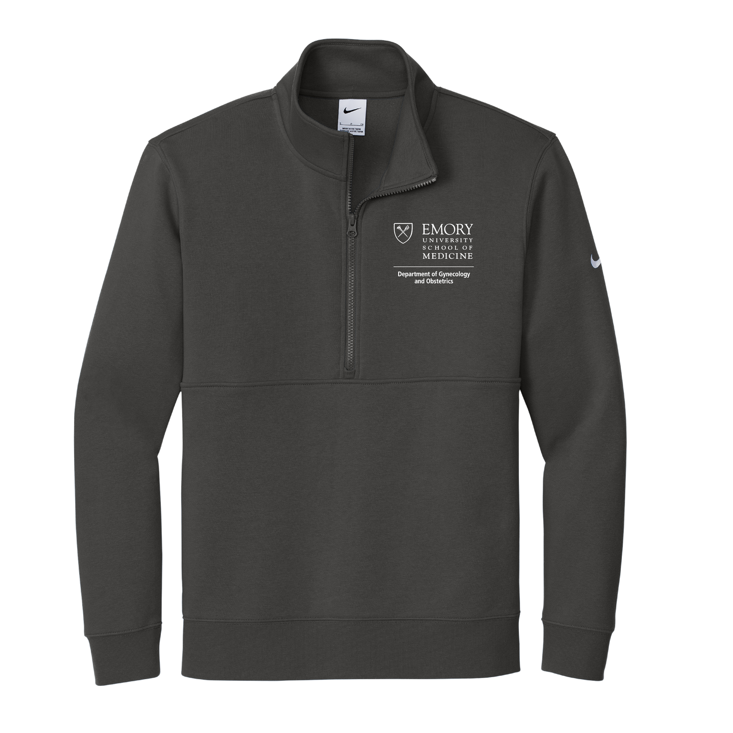 Men's Nike Club Fleece Sleeve Swoosh 1/2-Zip (OBGYN)