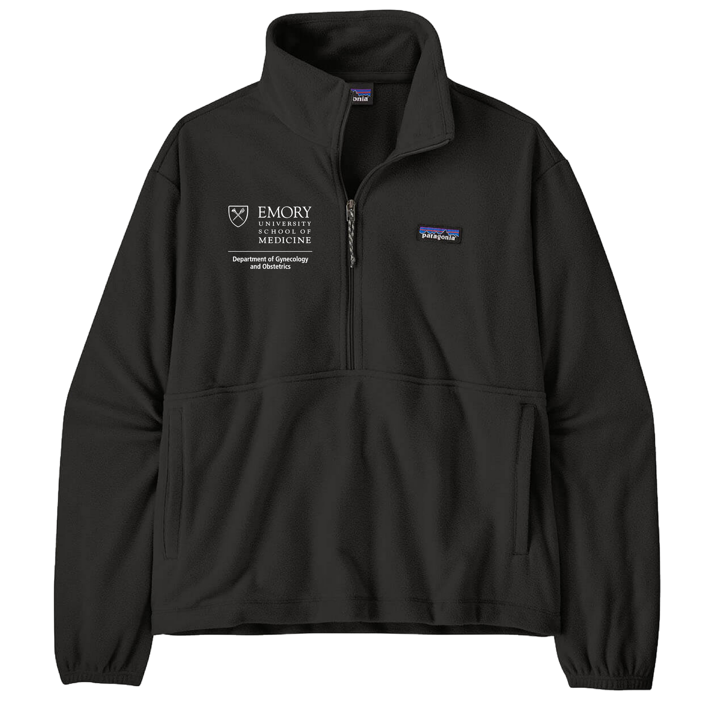 Women's Patagonia® Micro D 1/2 Zip Fleece Pullover (OBGYN)