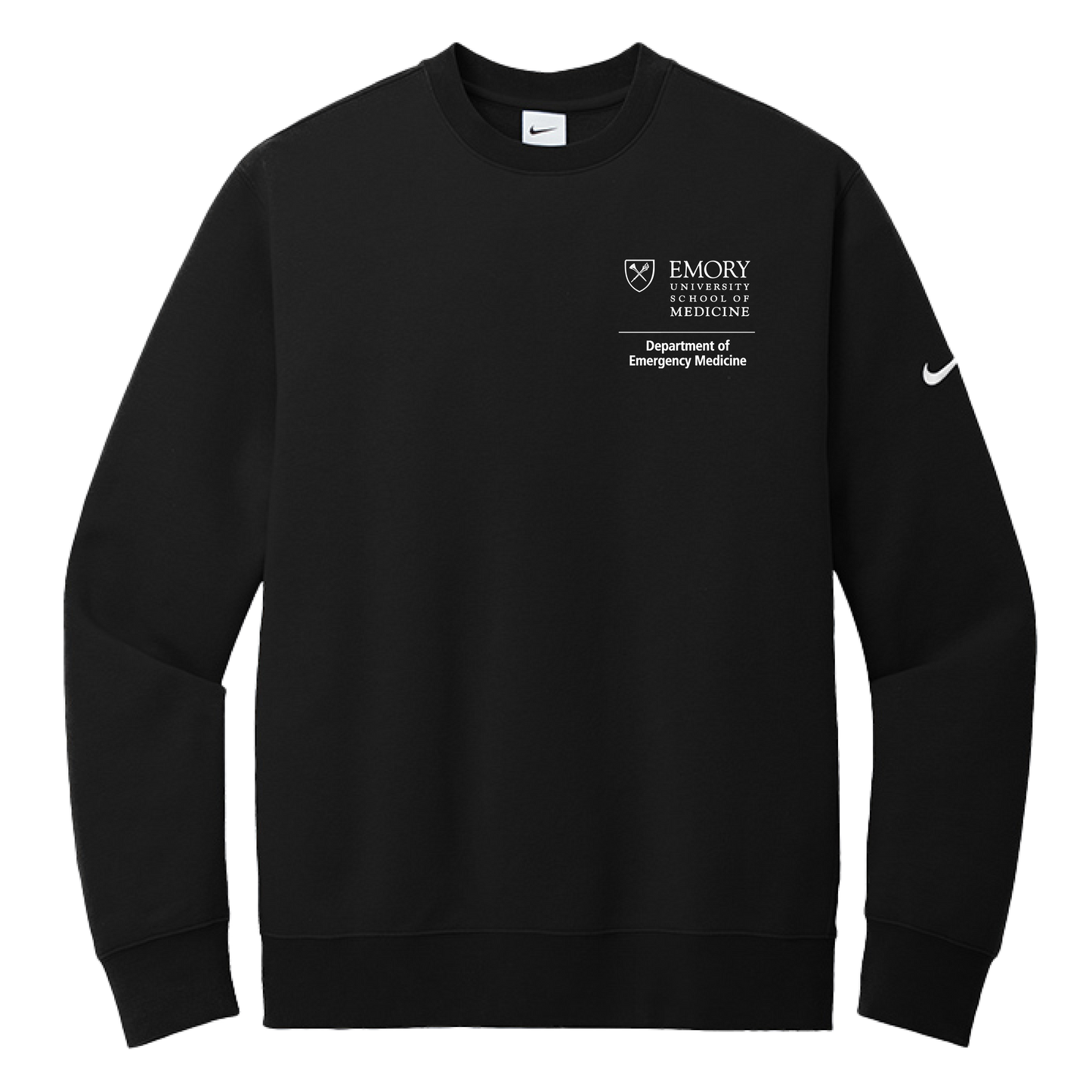 Nike Club Fleece Sleeve Swoosh Crew