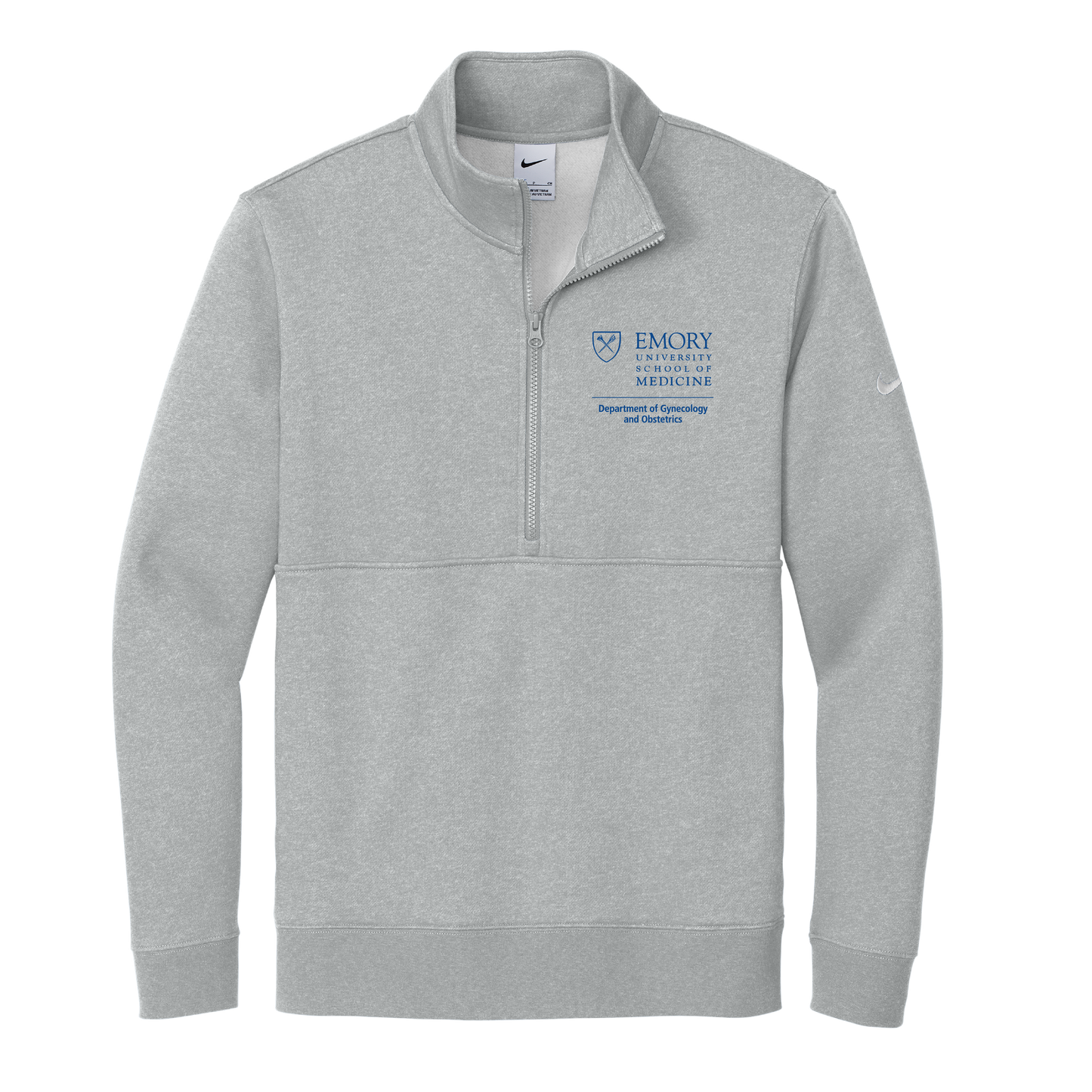 Men's Nike Club Fleece Sleeve Swoosh 1/2-Zip (OBGYN)