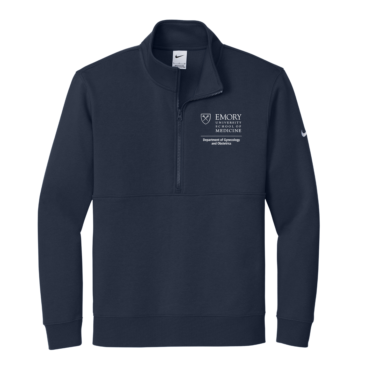 Men's Nike Club Fleece Sleeve Swoosh 1/2-Zip (OBGYN)