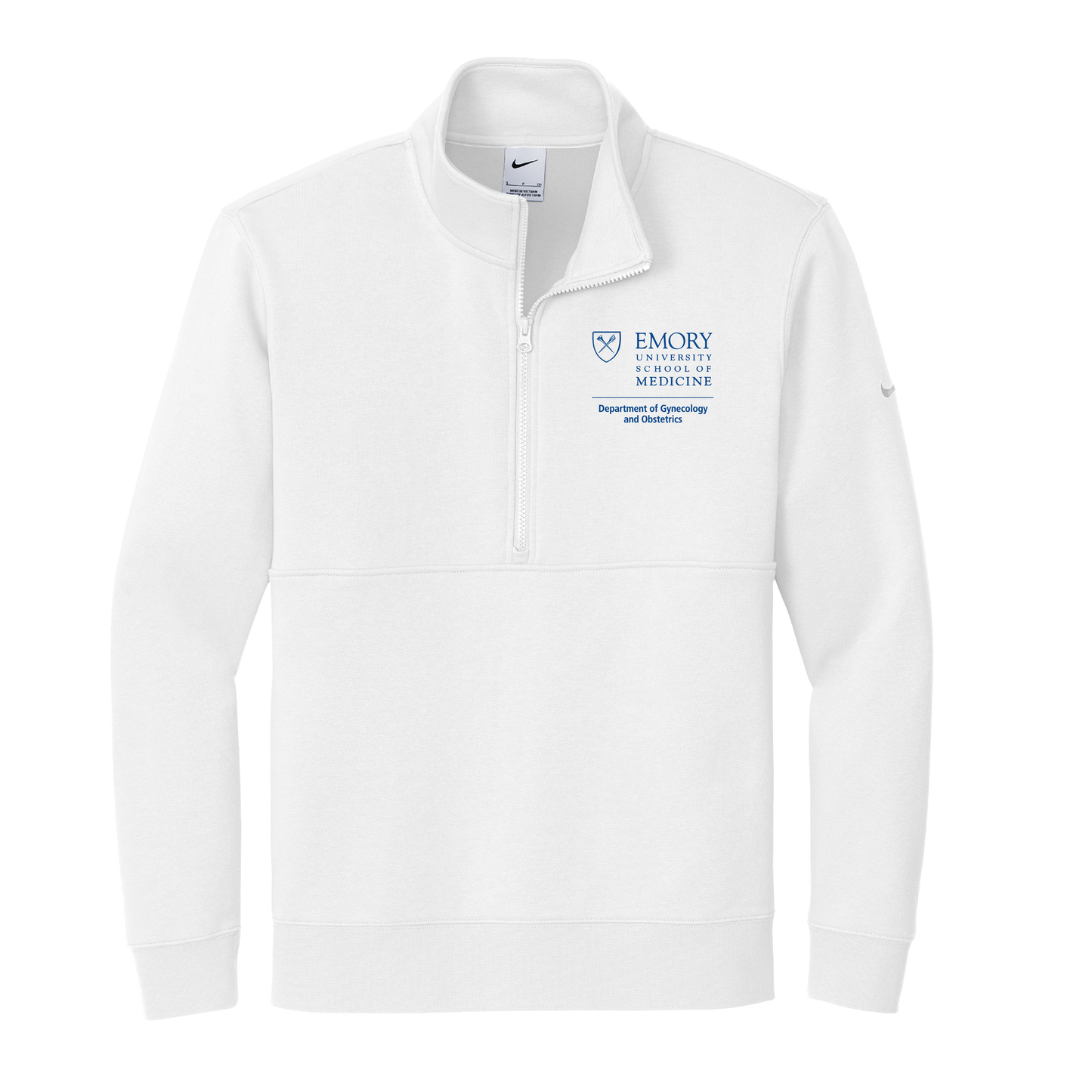 Men's Nike Club Fleece Sleeve Swoosh 1/2-Zip (OBGYN)